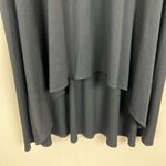 Comfy USA Tunic Top Women Large Black Long Sleeve Button Cuff High Low Lagenlook Photo 4