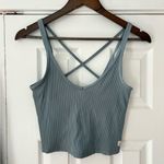 Vuori  Steel Blue Ribbed Tank Size Est. Small Photo 3