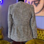 Red Valentino Navy Houndstooth Blazer Blue Photo 3