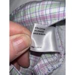 Lady Hagen  Shorts Size 14 Plaid Mid Rise 10" Inseam Golf Light Purple & Green Photo 9