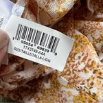 BCBGeneration BCBG Generation ANYA V-Neck Top Yellow Animal Print Size Large NWT Photo 12