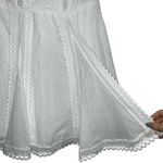 NEW NWT Charo Ruiz Ava Short Strapless Lace Eyelet Dress In White Size M Photo 6