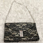 ALDO  Lace‎ Small Clutch Chain Bag Black Metallic Photo 0