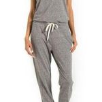 n:philanthropy NWT Flower Jumpsuit in Heather Gray V-neck Jogger XL $178 Photo 0