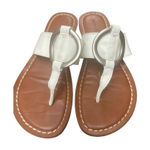 Bernardo  White/Brown  Leather Sandals Photo 0