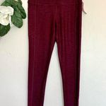 Victoria's Secret NWT Victoria’s Secret Maroon High Rise Studio Leggings 4 Photo 2