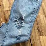 Old Navy O.G. Straight Distressed High-Rise Jeans Light Wash Women’s Size 14 Photo 4