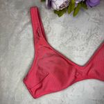 Aerie NEW Ribbed Shine Scoop Plunge Bikini Top Photo 2