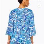 Lilly Pulitzer Hollie Tunic in Turquoise Oasis Shell Me You Love Me size XS Photo 1