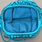 Bottega Veneta Bottega VenetaMetallic Crushed Calfskin The Mini Pouch Sky Blue Photo 3