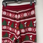 American Eagle  Snoopy Peanuts Red Christmas Tree Pajama Pants Womens Size XS Photo 3