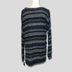By & By NWT Turquoise Teal Gray Striped Sweater Top Long Sleeve Ribbed XXL New Photo 1