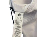 Alo Yoga GODDESS RIBBED CROPPED RACERBACK TANK White XS ( Sold Out) Photo 7
