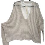 Max Studio NWT  Beige Crochet Open Knit Button Front Cardigan Sweater Size 3X Photo 9