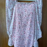 Princess Polly Wildflower Ruched Mini Dress Photo 6