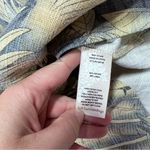 Soft Surroundings ‎ linen Hawaiian print dress w/ waist tie Photo 6