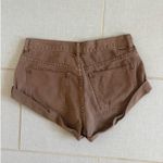 Billabong  Shorts Brown Denim Low Rise Photo 1