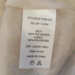 ASTR 💕 THE LABEL💕 Ruffle One Shoulder Top ~ Yellow Floral Print Small S NWT Photo 8