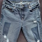 Gap Women's distressed denim blue jeans Photo 3