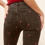 Reformation  julia high cigarette jean in hearts Photo 2