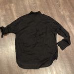 Mikoh  button down black shirt with a convertible sleeve Photo 4