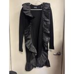 Magaschoni Exposite By  Cocktail‎ Cardigan Sweater Women’s Sz S Black Open Front Photo 1