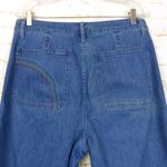 Madewell Emmett Wide Leg Crop Jean Women 32 DIY Floral Face Paint Rainbow Stitch Photo 10