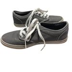 Vans  Women's 8 Grey Canvas Sneaker Slim Gym Shoe‎ Skater Casual Comfortable Photo 4
