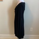 Karen Kane Black Elizabeth Shirred Front Dress Photo 7