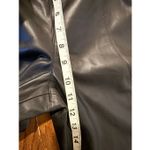 New York & Co Aaron & Amber black faux leather wide leg crop pants size M Size M Photo 8