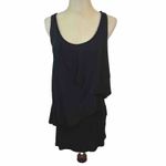 ZARA  Trafaluc Womens Medium Layered Top Racer Back Distressed Hems‎ Tank  Dress Photo 1