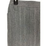 BCX Gray With Blue Lines Knee Length Back Button Accent Pencil Skirt Size 3 Photo 2