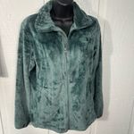 The North Face Furry Raschel Fleece Zip Front Jacket Zip Pockets Size Small EUC Photo 2