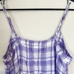 Abound NWT  Purple and White Shift Plaid V-Neck Dress - Size: Small Photo 5