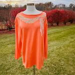 Bob Mackie Vtg Tunic Knit Sweater Top Beaded Women Plus Size Art To Wear Photo 2