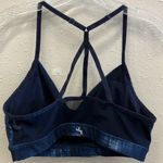 JoyLab  Elegant Black & Blue Strappy Padded Athletic Sports Bra XL Photo 1