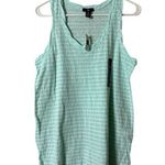 Gap  Mint Green and White Sleeveless Tank Top Sz M Photo 0