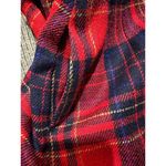 Liz Claiborne Vintage Skirt Wool Blend Red Plaid Secretary Academia Women’s 8 Photo 3