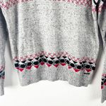 On the Byas Gray Penguin Deer Novelty Prints Long Sleeves Sweater Size Small Photo 7