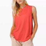 Lululemon All Yours Boyfriend Tank Size 8 Red/Coral Photo 0