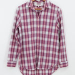 Madewell  Ex Boyfriend Plaid Shirt Womens Western Preppy Coastal Cowgirl Size S Photo 0