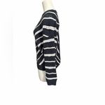 Marine layer  Brooke Black and White Striped Women's Sweater size medium Photo 3