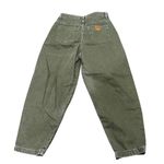 ZARA Women's High-Waisted Balloon Pants Size 2 Green Casual Relaxed Fit Photo 4