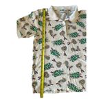 Vintage PK Elliot Womens Tennis Polo LARGE Racket Ball Allover Print 80s… White Photo 3