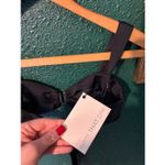 AWAY THAT DAY ANTHROPOLOGIE PALMA BLACK NWT BIKINI TOP SZ XS Photo 2