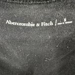Abercrombie & Fitch Long-Sleeve Bodysuit Scoop Cotton Snap Button Black Small Photo 2