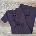 Peppermayo Brown Acrylic Midi Dress Photo 2