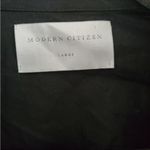 Modern Citizen  Emma Open Back Shirt Dress Button Down Black Cotton Sizes L S Photo 12