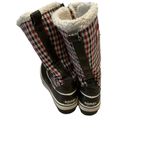 Sorel  tivoli high winter waterproof women’s plaid gingham knit boots size 6 Photo 6