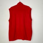 Rafaella Angora Rabbit Hair Lambswool Nylon Open Front Sweater Red Photo 1